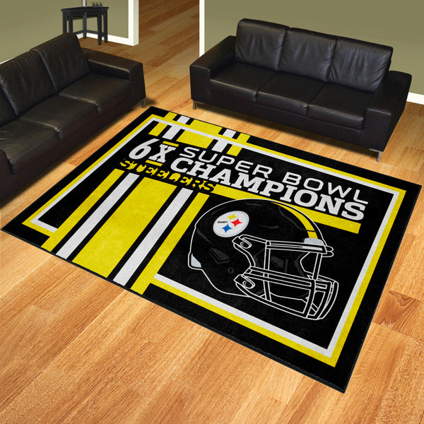 NFL - Pittsburgh Steelers Dynasty 8x10 Rug