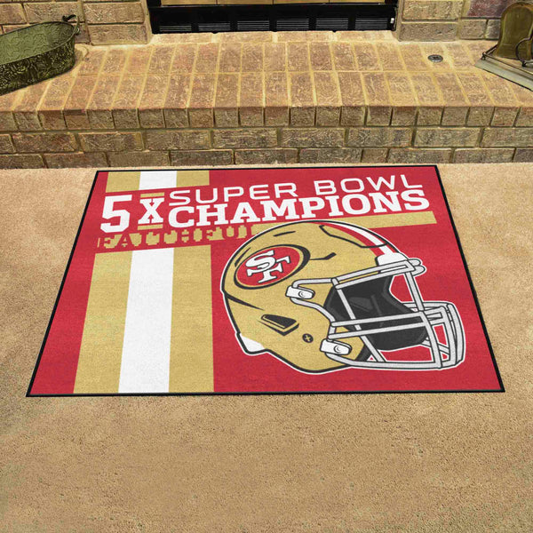 NFL - San Francisco 49ers Dynasty All-Star Mat