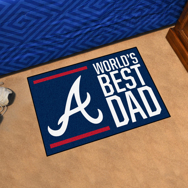 MLB - Atlanta Braves Starter Mat - World's Best Dad