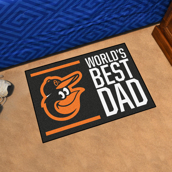 MLB - Baltimore Orioles Starter Mat - World's Best Dad