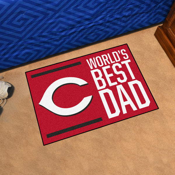 MLB - Cincinnati Reds Starter Mat - World's Best Dad