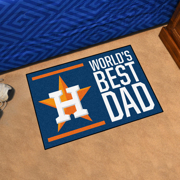 MLB - Houston Astros Starter Mat - World's Best Dad