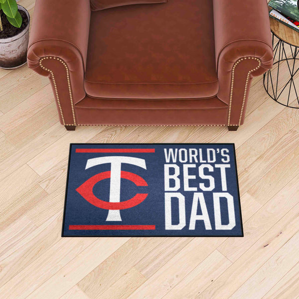 MLB - Minnesota Twins Starter Mat - World's Best Dad