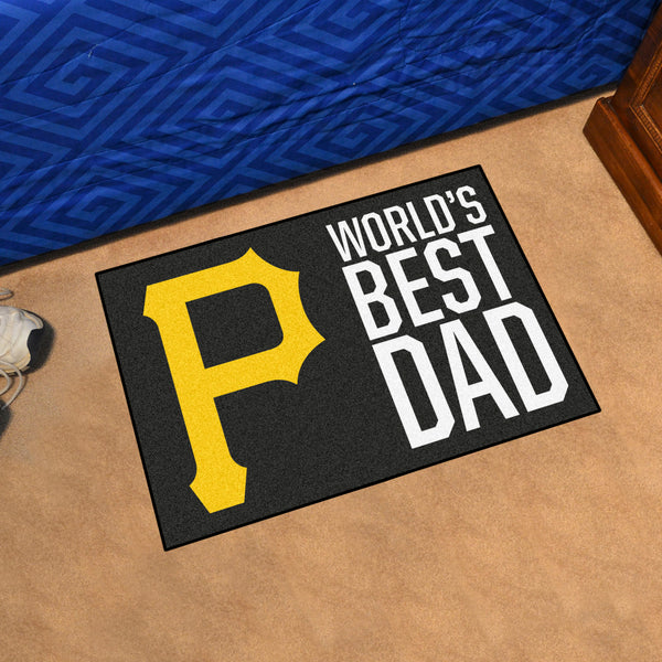 MLB - Pittsburgh Pirates Starter Mat - World's Best Dad