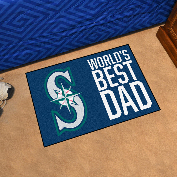 MLB - Seattle Mariners Starter Mat - World's Best Dad