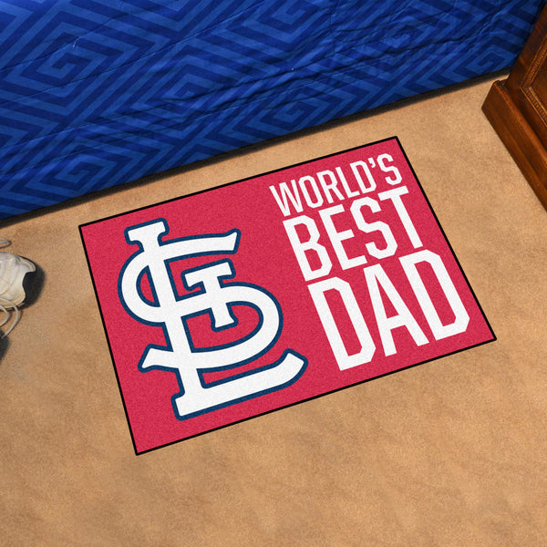 MLB - St. Louis Cardinals Starter Mat - World's Best Dad