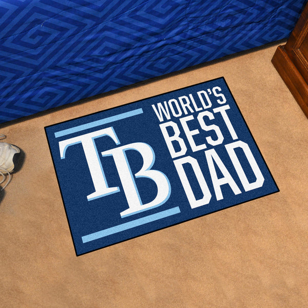 MLB - Tampa Bay Rays Starter Mat - World's Best Dad