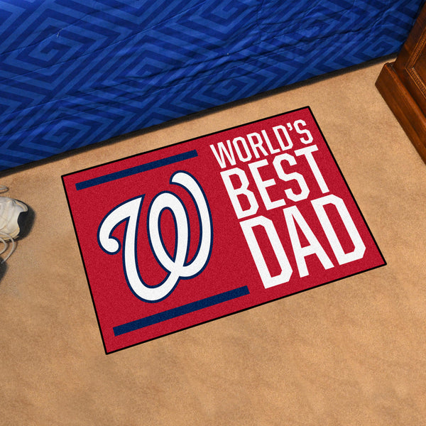 MLB - Washington Nationals Starter Mat - World's Best Dad