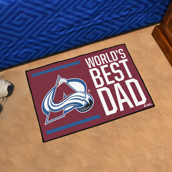 NHL - Colorado Avalanche Starter Mat - World's Best Dad