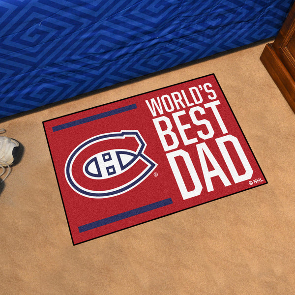 NHL - Montreal Canadiens Starter Mat - World's Best Dad
