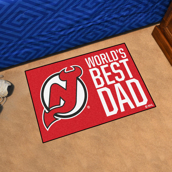 NHL - New Jersey Devils Starter Mat - World's Best Dad