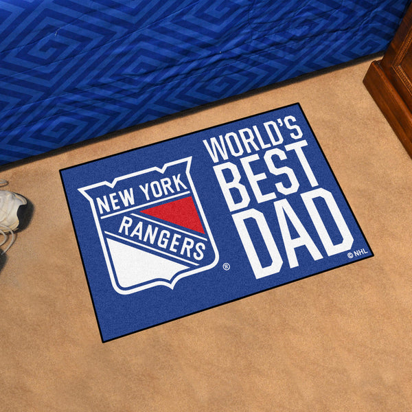 NHL - New York Rangers Starter Mat - World's Best Dad