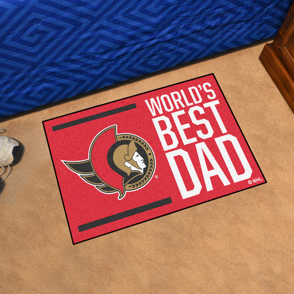 NHL - Ottawa Senators Starter Mat - World's Best Dad