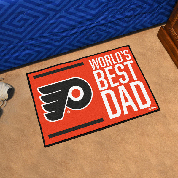 NHL - Philadelphia Flyers Starter Mat - World's Best Dad
