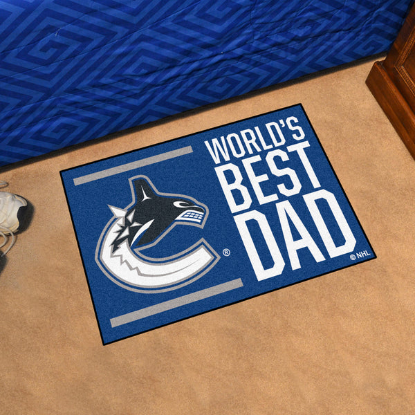 NHL - Vancouver Canucks Starter Mat - World's Best Dad