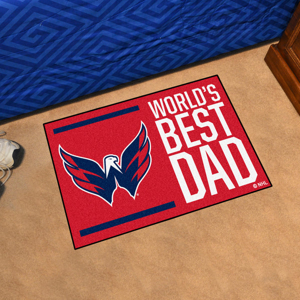 NHL - Washington Capitals Starter Mat - World's Best Dad
