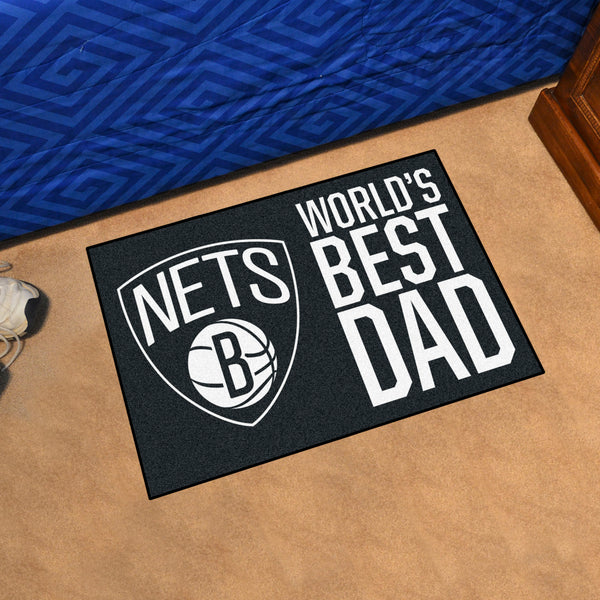 NBA - Brooklyn Nets Starter Mat - World's Best Dad
