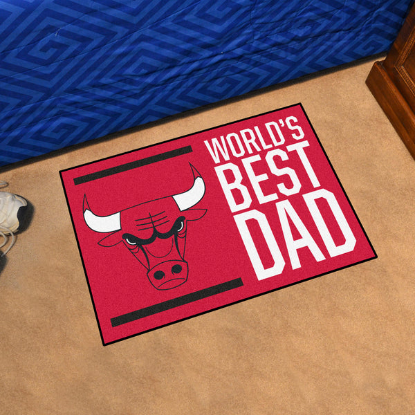 NBA - Chicago Bulls Starter Mat - World's Best Dad