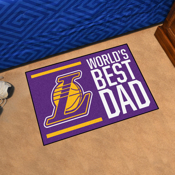 NBA - Los Angeles Lakers Starter Mat - World's Best Dad