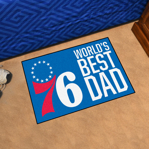 NBA - Philadelphia 76ers Starter Mat - World's Best Dad