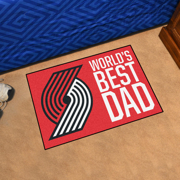 NBA - Portland Trail Blazers Starter Mat - World's Best Dad