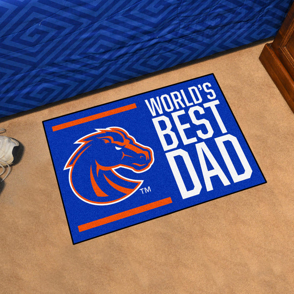 Boise State University Starter Mat - World's Best Dad