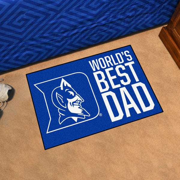 Duke University Starter Mat - World's Best Dad