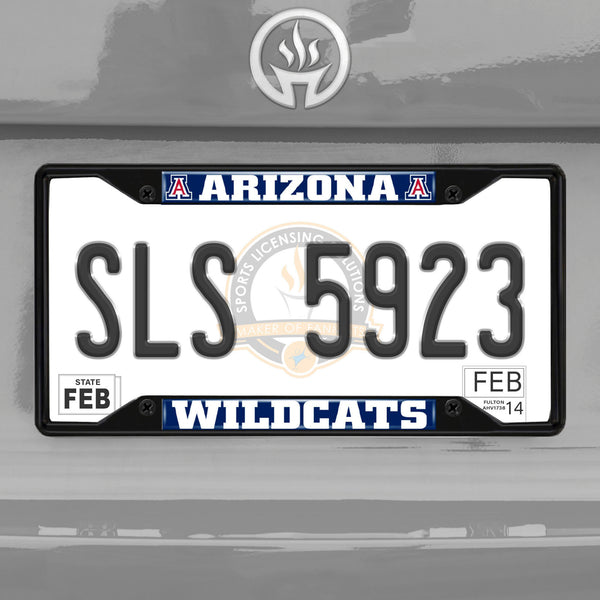 '-License Plate Frame - Black-True Sports Fan
