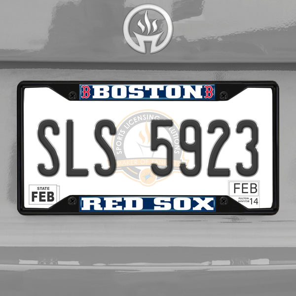 '-License Plate Frame - Black-True Sports Fan