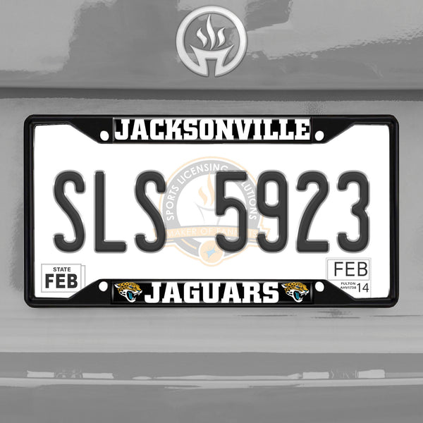 '-License Plate Frame - Black-True Sports Fan