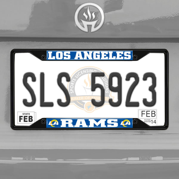 '-License Plate Frame - Black-True Sports Fan