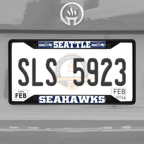 '-License Plate Frame - Black-True Sports Fan