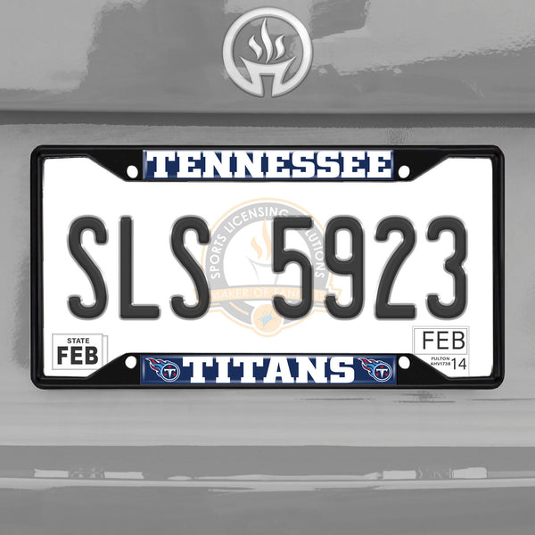 '-License Plate Frame - Black-True Sports Fan