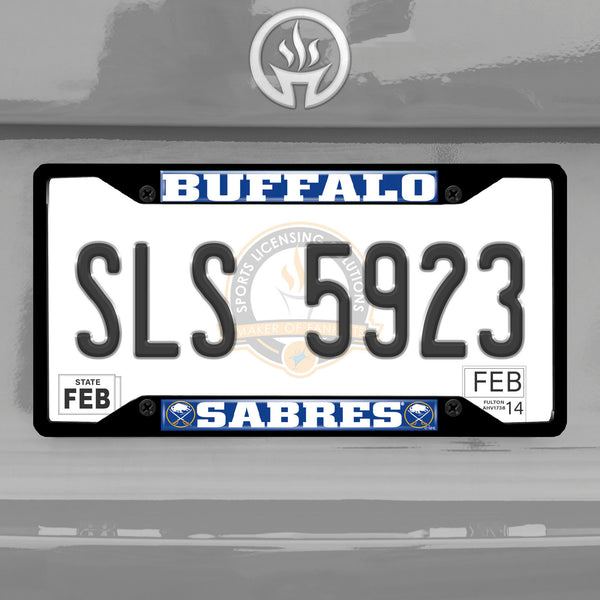 '-License Plate Frame - Black-True Sports Fan