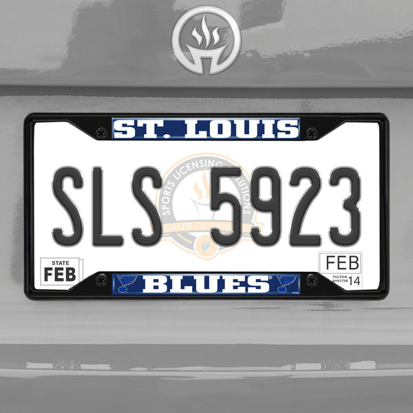 '-License Plate Frame - Black-True Sports Fan