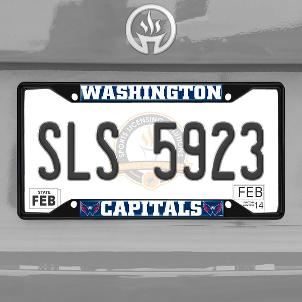 '-License Plate Frame - Black-True Sports Fan