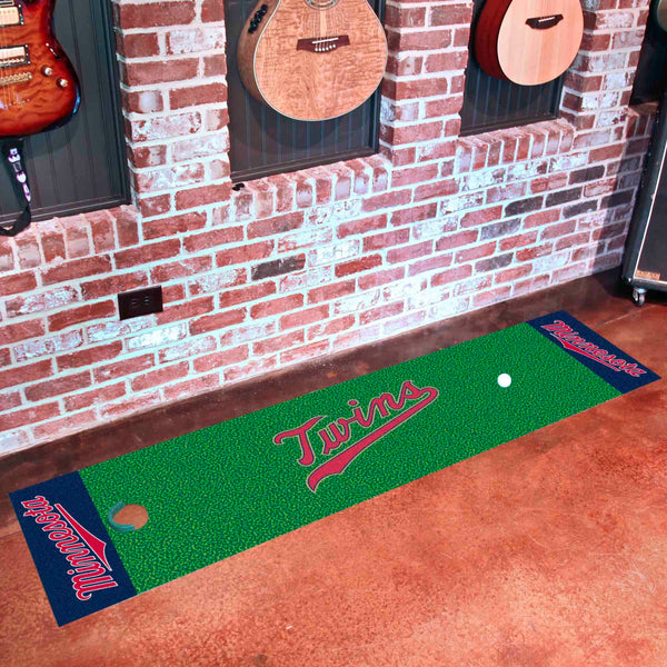 MLB - Minnesota Twins Putting Green Mat with Twins Logo