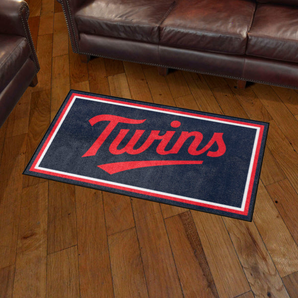 MLB - Minnesota Twins 3x5 Rug with Twins Logo