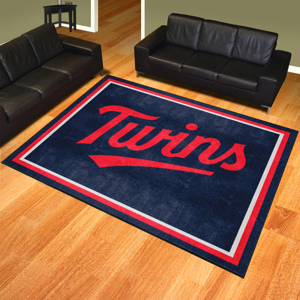 MLB - Minnesota Twins 8x10 Rug with Twins Logo
