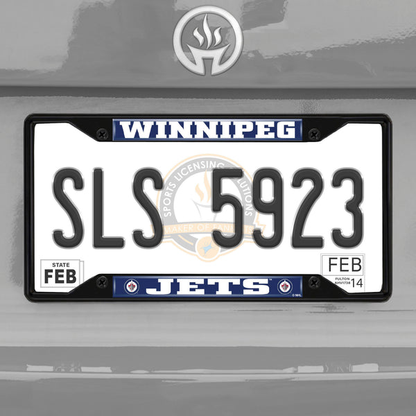 '-License Plate Frame - Black-True Sports Fan