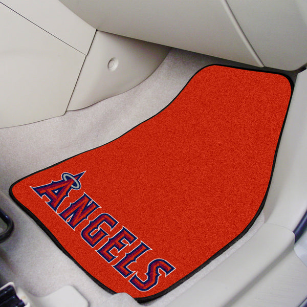 MLB - Los Angeles Angels 2-pc Carpet Car Mat Set with Angels Logo