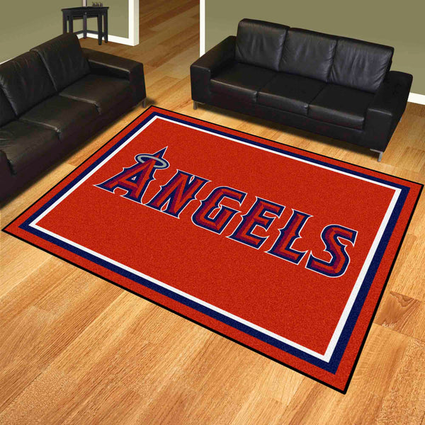 MLB - Los Angeles Angels 8x10 Rug with Angels Logo