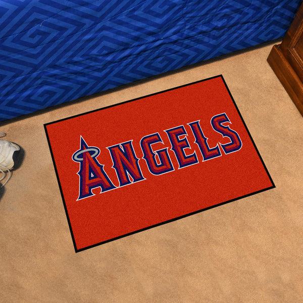 MLB - Los Angeles Angels Starter Mat with Angels Logo