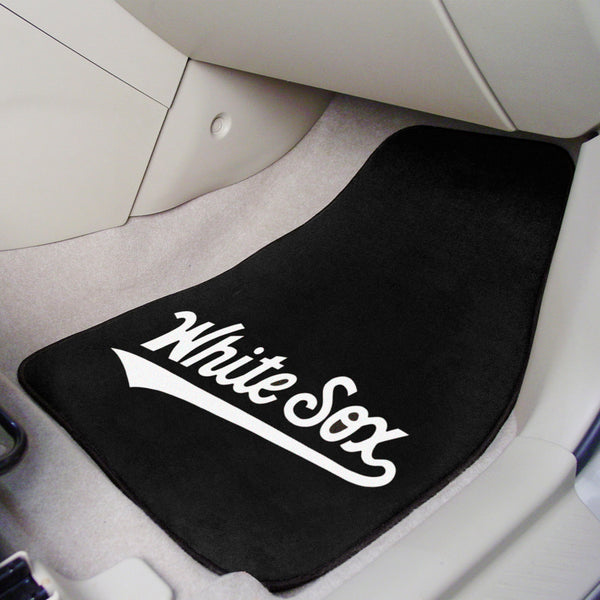 MLB - Chicago White Sox 2-pc Carpet Car Mat Set with Name Logo