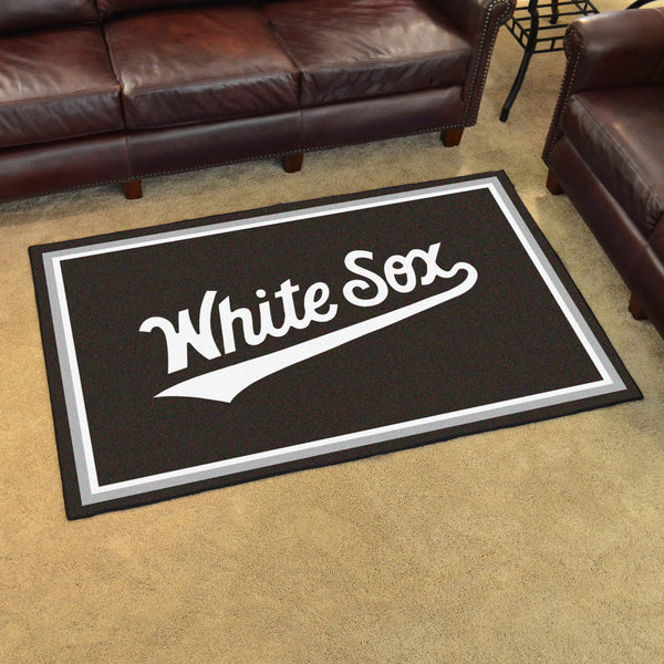 MLB - Chicago White Sox 4x6 Rug with Name Logo