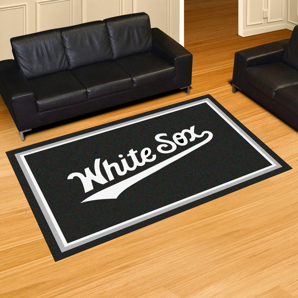 MLB - Chicago White Sox 5x8 Rug with Name Logo