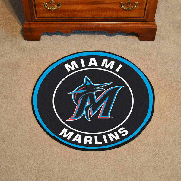 MLB - Miami Marlins Roundel Mat with M Logo