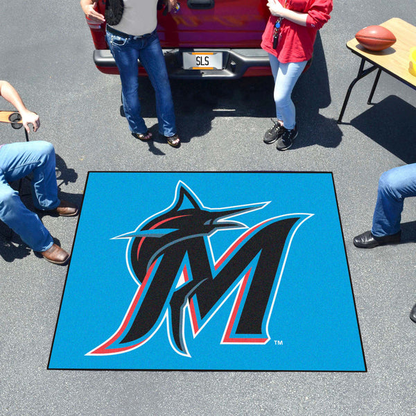 MLB - Miami Marlins Tailgater Mat with M Logo