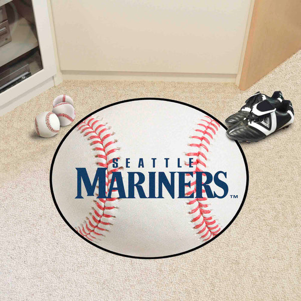 MLB - Seattle Mariners Baseball Mat with SM Logo