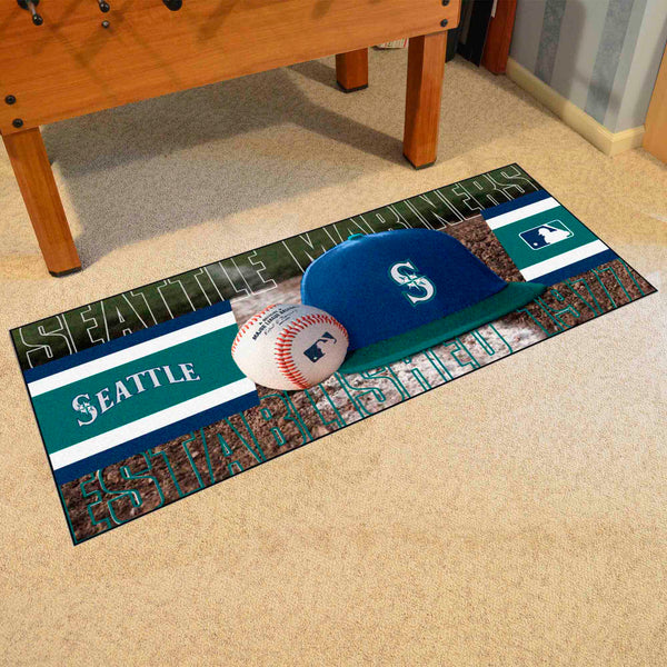 MLB - Seattle Mariners Baseball Runner with S Logo